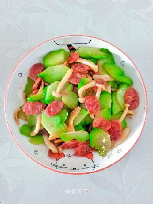 腊肠炒佛手瓜可以吃吗视频,家常美味，营养均衡的快手菜